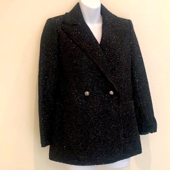 Kate Spade NWOT Tinsel black blazer - Picture 2 of 6
